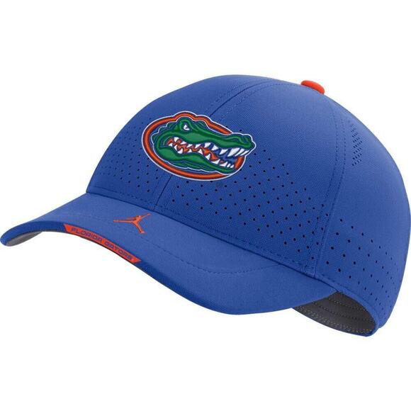 Nike Air Jordan Florida Gators ON FIELD Team Issue Aerobill Flex Hat L/XL DC4631 - Picture 1 of 3